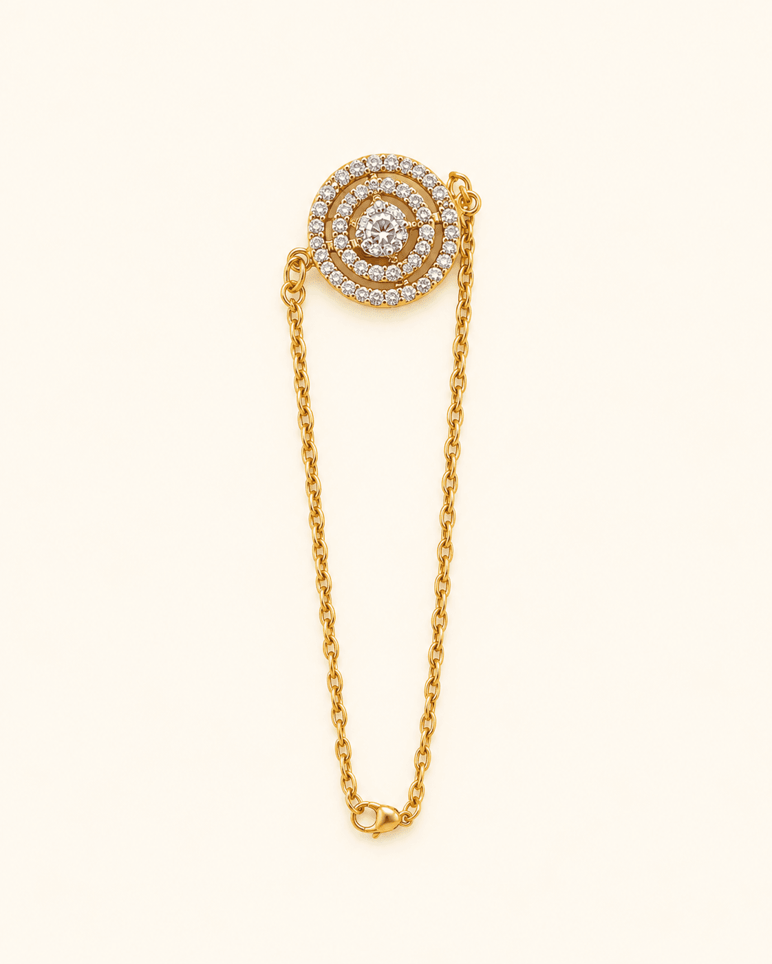 The Solstice Diamond Halo Pendant